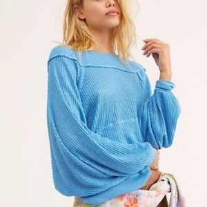 🚨SOLD🚨 NWT Free Peole Westend Blue Thermal